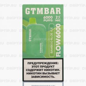 GTM BAR Flow 6000 - Bamboo Aloe Ice