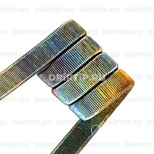 Сorrugated fused coil NiCr+К, 3 мм, 4 витка, 0.12 ом Плата