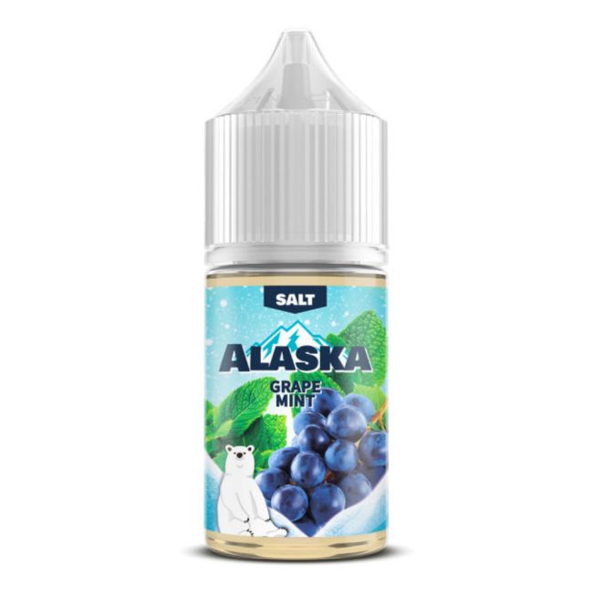 Жидкость Alaska Salt - Grape Mint 