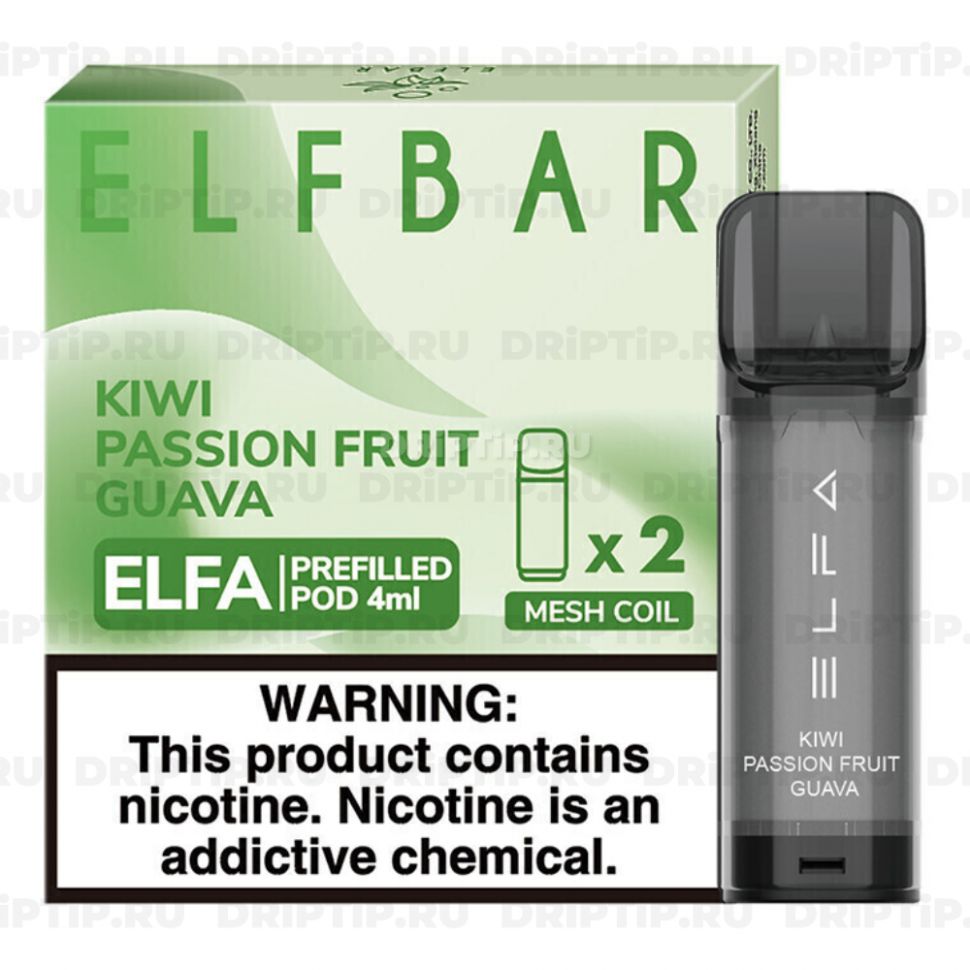 Картридж Elf Bar Elfa - Киви Маракуйя Гуава / 2шт