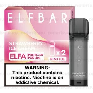 Картридж Elf Bar Elfa - Клубничное Мороженное / 2шт