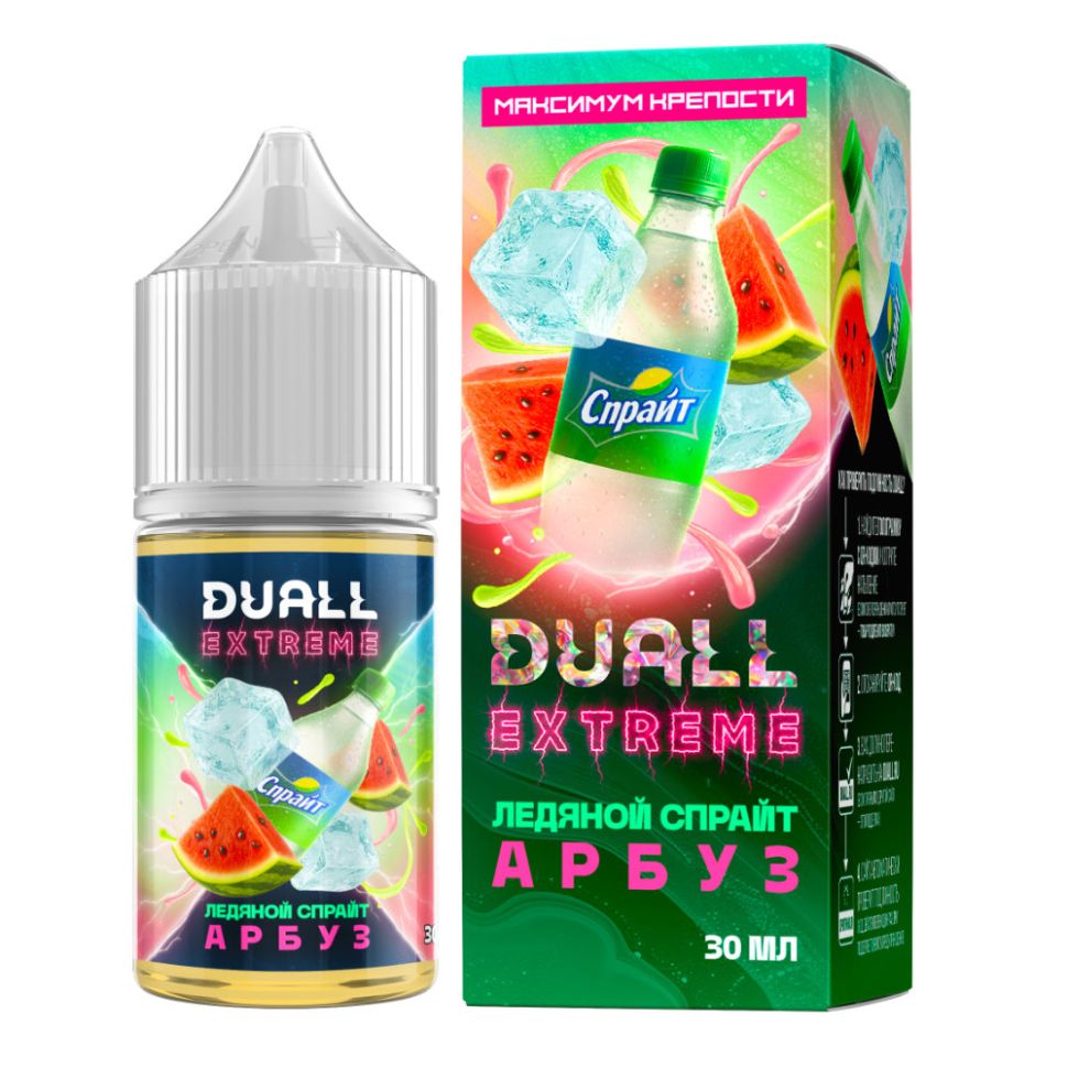 Жидкость Duall Extreme Salt - Ледяной Спрайт Арбуз
