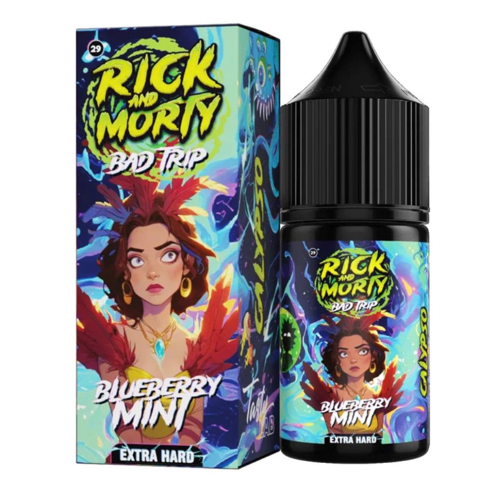 Жидкость Rick And Morty Bad Trip - Черника Мята