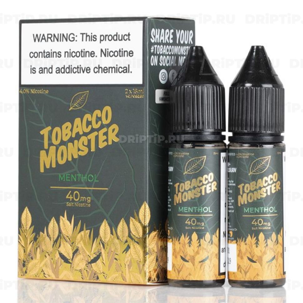 Жидкость Tobacco Monster Salt - Menthol