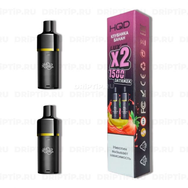 Hqd Lux Картридж / 2 шт - Клубника Банан