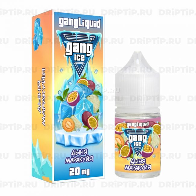 Жидкость Gang Ice Salt - Дыня Маракуйя 