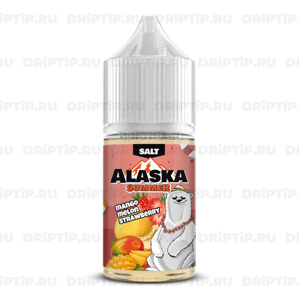 Жидкость Alaska Summer Salt - Mango Melon Strawberry