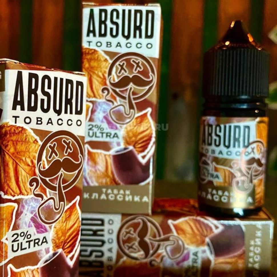 Жидкость Absurd Tobacco Salt - Табак Ваниль