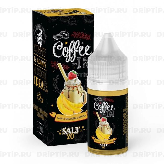 Жидкость Coffee-In Salt - Glace Strawberry Banana 