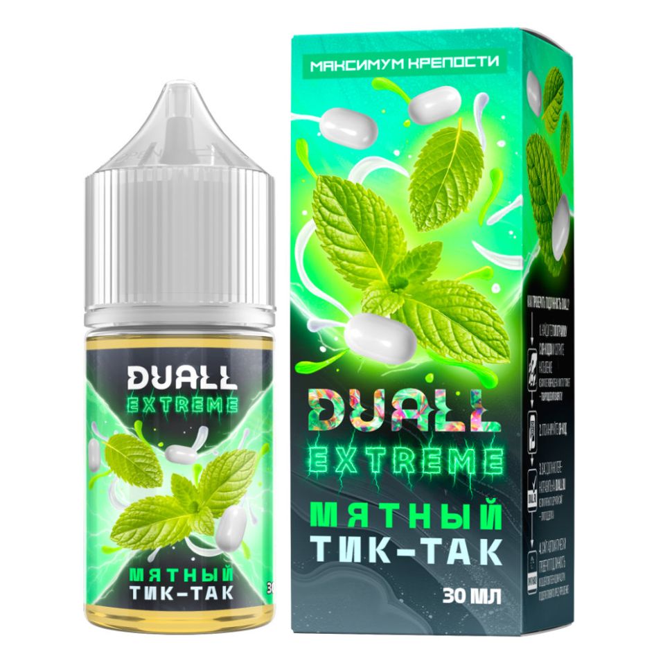 Жидкость Duall Extreme Salt - Мятный Тик-Так