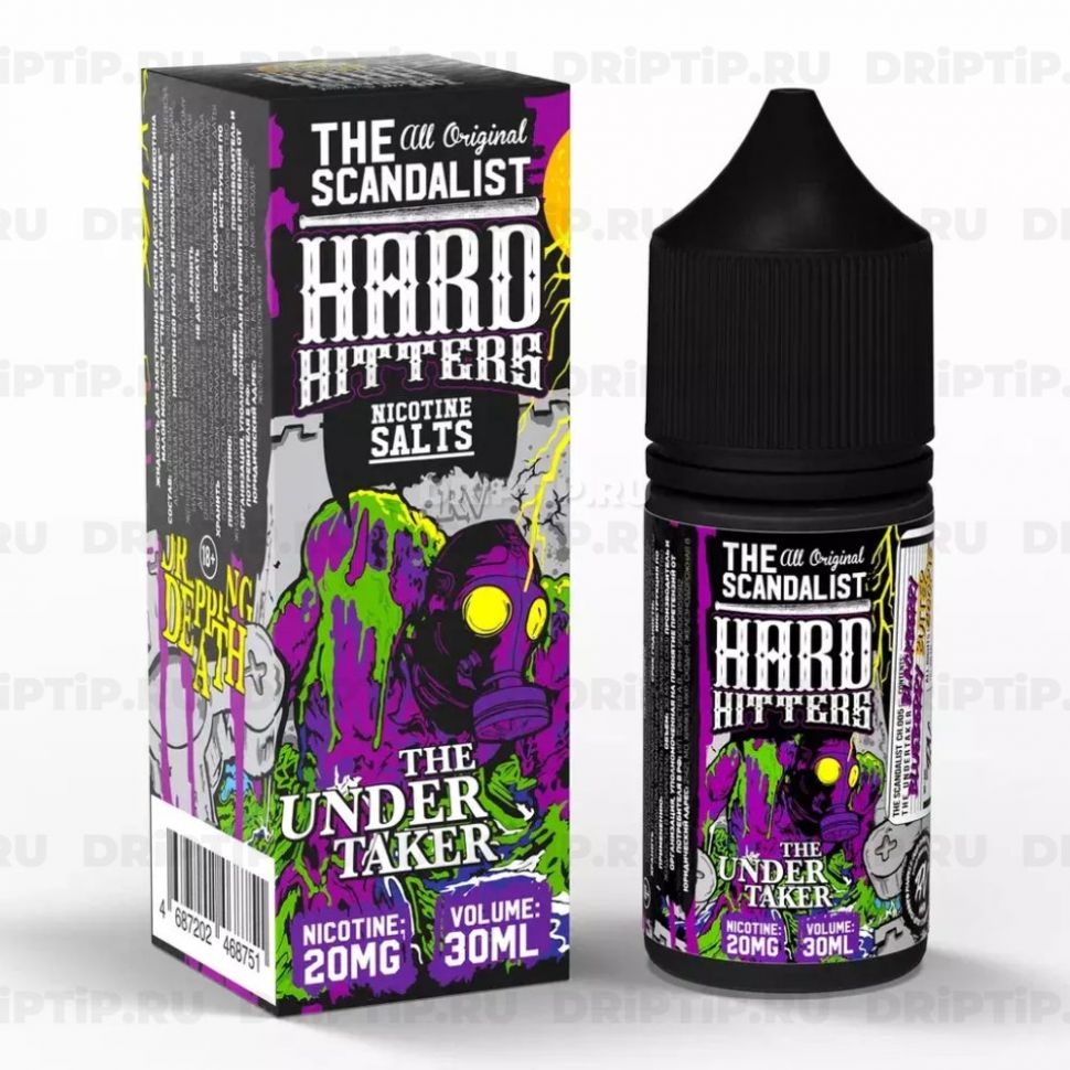 Жидкость The Scandalist Hard Hitters Salt - The Undertaker