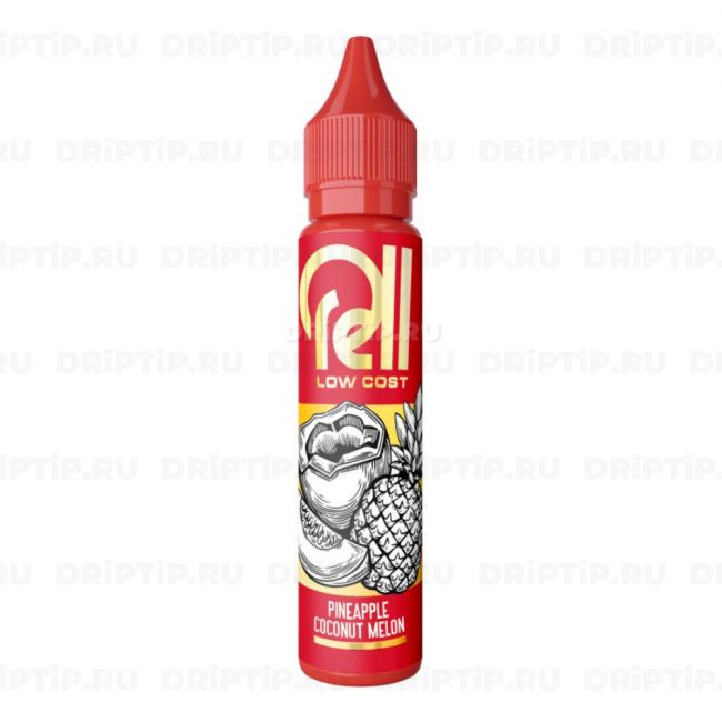 Жидкость Rell Low Cost Salt - Pineapple Coconut Melon 