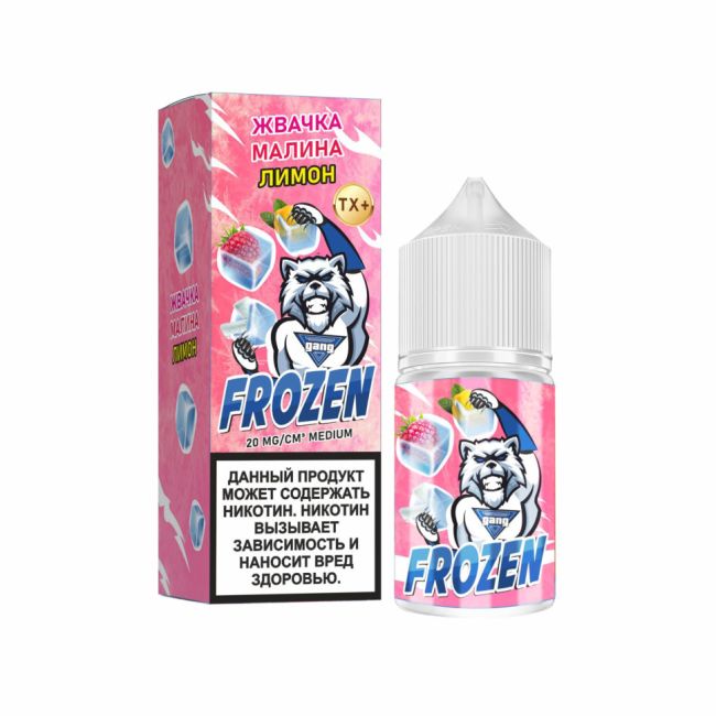 Жидкость Gang Frozen Salt - Жвачка Малина Лимон 