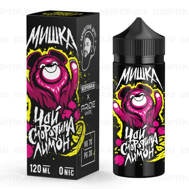 Жидкость Мишка - Чай смородина лимон Жидкость Мишка - Чай смородина лимон