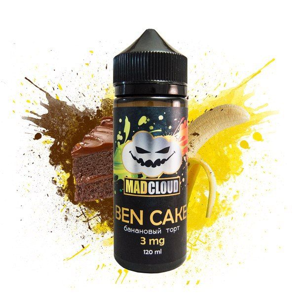 MAD CLOUD Ben Cake 0mg 120 ml