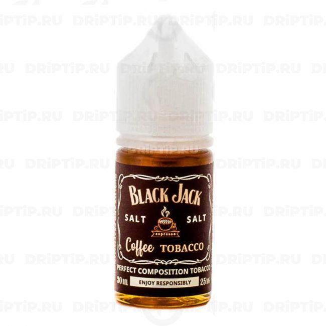 Жидкость Black Jack Salt - Coffee Tobacco 