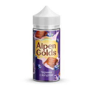 ALPEN GOLDS Мол. шоколад с черникой и йогуртом 3mg 100ml