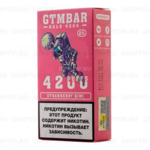 Gtm Bar Halo 4200 - Strawberry Kiwi