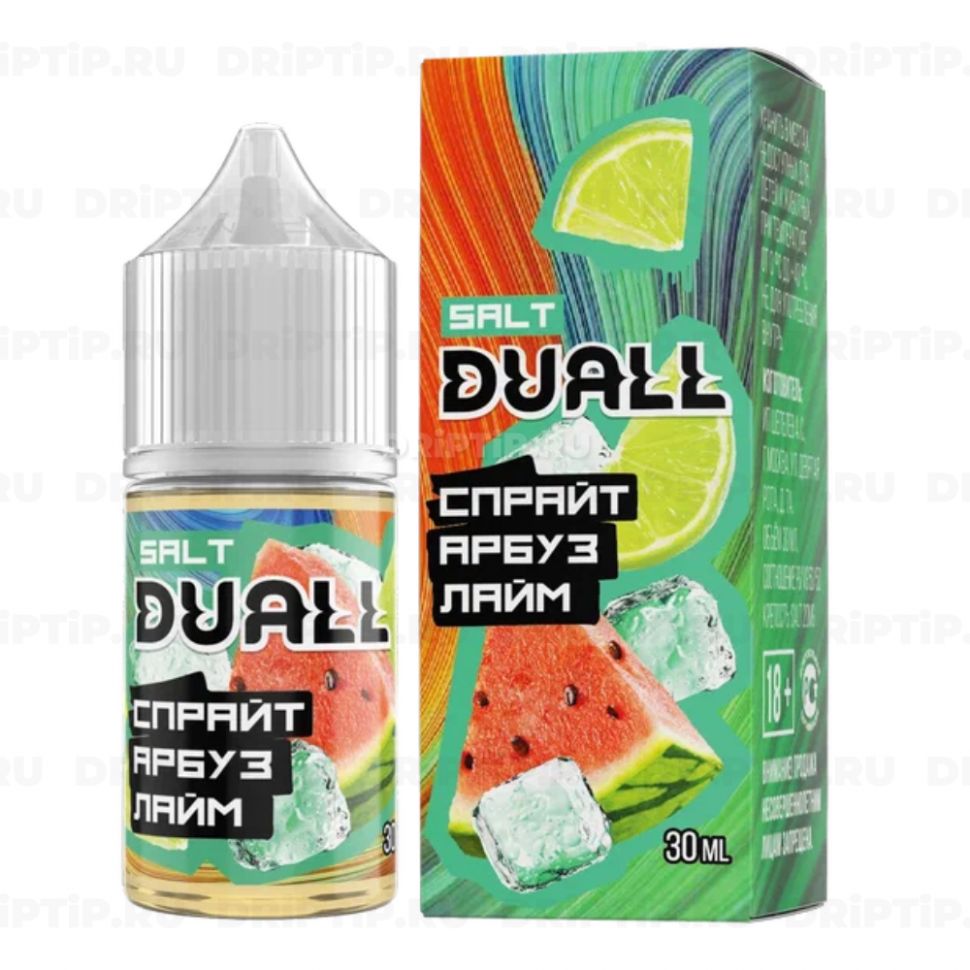 Жидкость Duall Salt - Спрайт Арбуз Лайм
