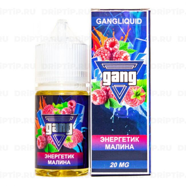 Жидкость Gang Salt - Энергетик Малина 