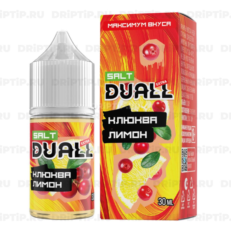 Жидкость Duall Salt Extra - Клюква Лимон
