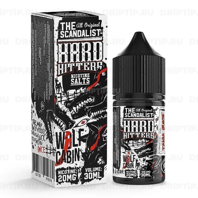 Жидкость The Scandalist Hard Hitters Salt - Wolf Cabin 