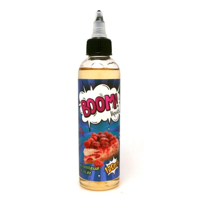 Boom! Малиновый чизкейк 3 mg, 120 ml Boom! Малиновый чизкейк 3 mg, 120 ml