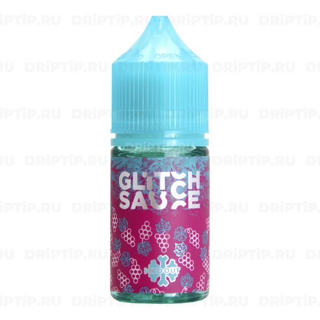 Жидкость Glitch Sauce Iced Out Salt - Grape King 