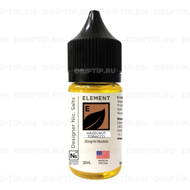 Element Salt - Hazelnut Tobacco Element Salt - Hazelnut Tobacco