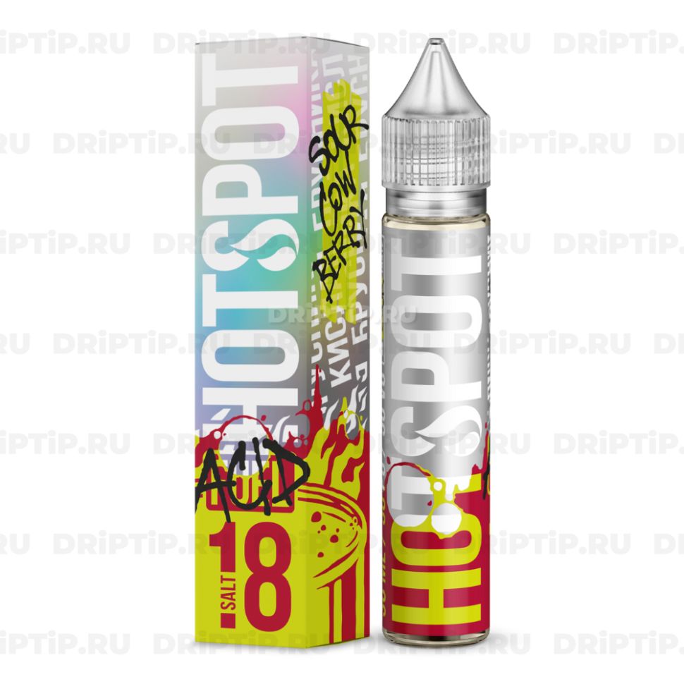 Жидкость Hotspot Sour Salt - Cowberry Acid / ПРОСРОЧЕНА 