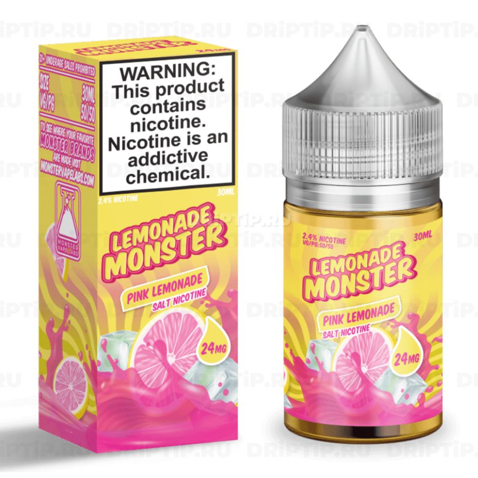 Жидкость Lemonade Monster Salt - Pink Lemonade