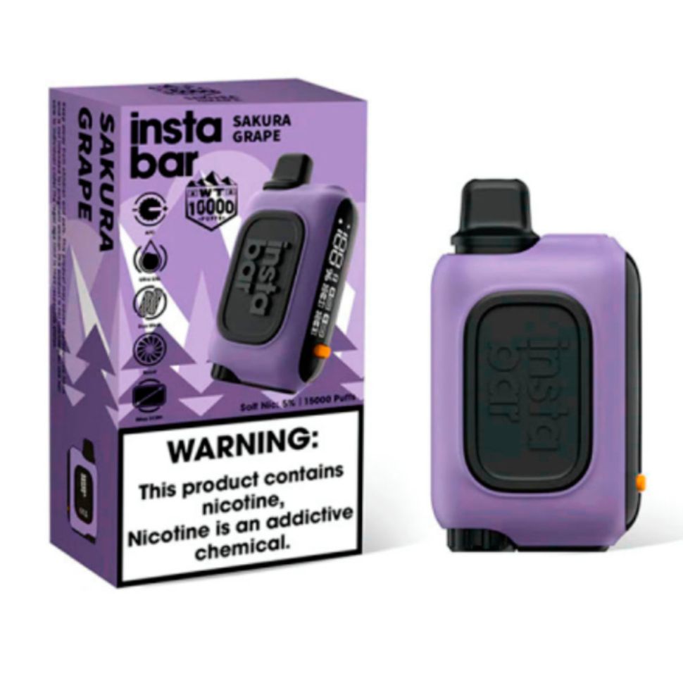 InstaBar WT 15000 - Sakura Grape