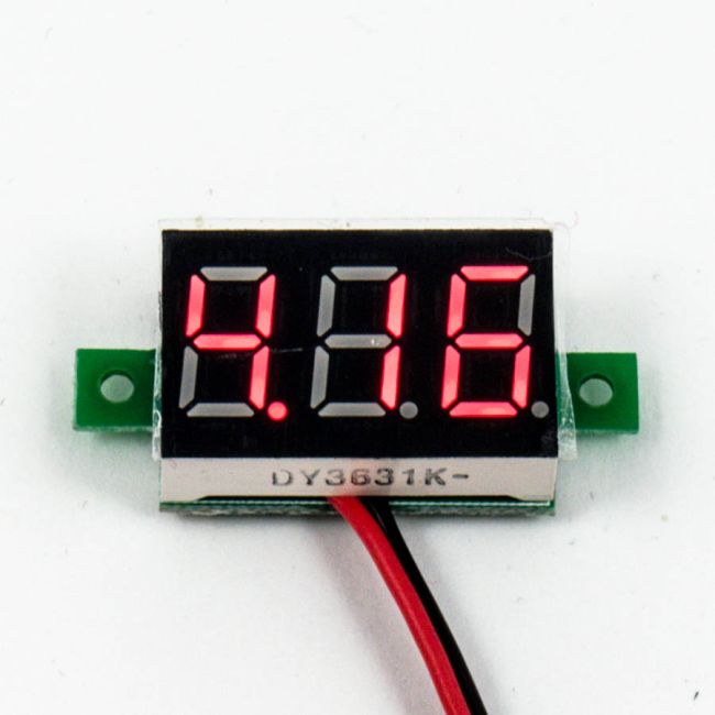 Вольтметр LED-модуль