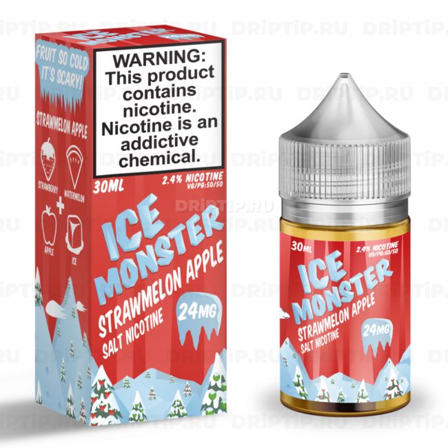 Strawmelon Apple - Ice Monster Salt