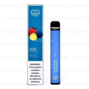 Одноразовая электронная сигарета Puff Bar Plus - Blue Razz Lemonade