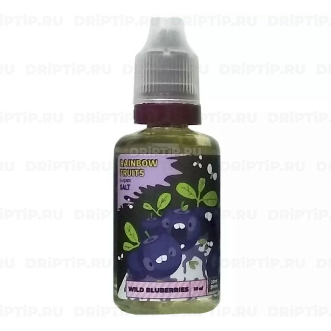 Жидкость Rainbow Fruits Salt - Wild Bluberries 