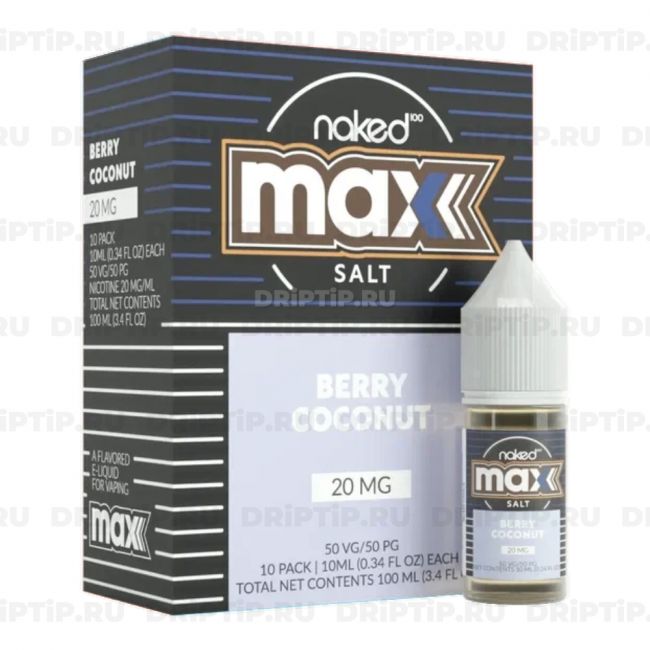 Жидкость Naked 100 Max Salt - Berry Coconut 