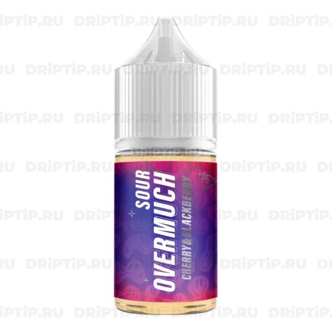 Жидкость Overmuch Sour Salt - Cherry and Blackberry 
