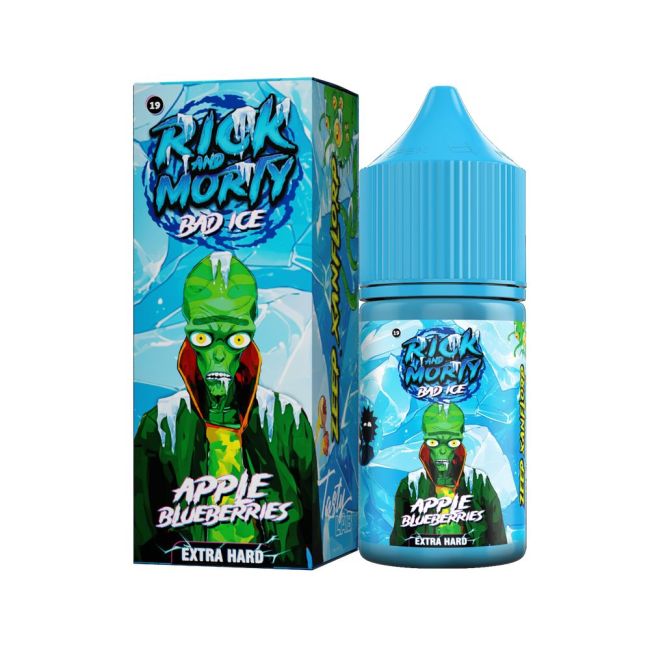 Жидкость Rick and Morty Salt Bad Ice - Яблоко Черника 
