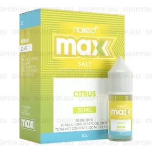 Naked 100 Max Salt - Ice Citrus
