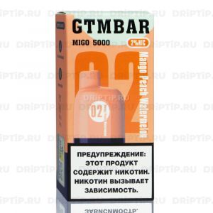 GTM BAR Migo 5000 - Mango Peach Watermelon