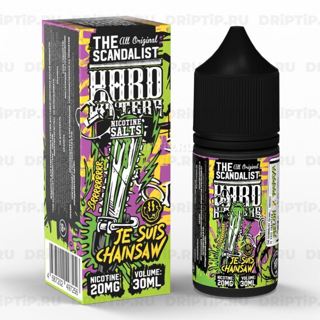 Жидкость The Scandalist Hard Hitters Salt - Je Suis Chainsaw 
