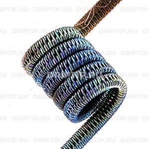 Staggered 2*03, 2,5мм, 5 витков, 0.4 ом MTL