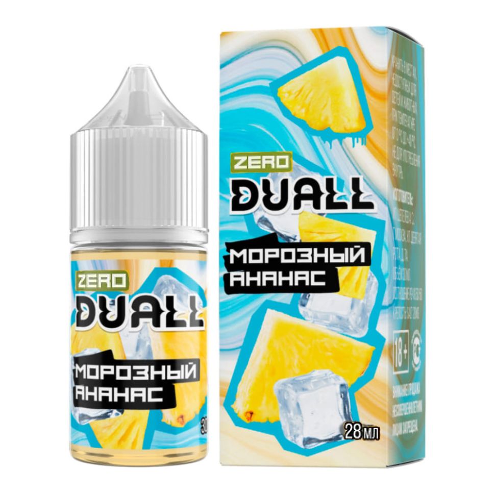 Жидкость Duall Zero - Морозный ананас