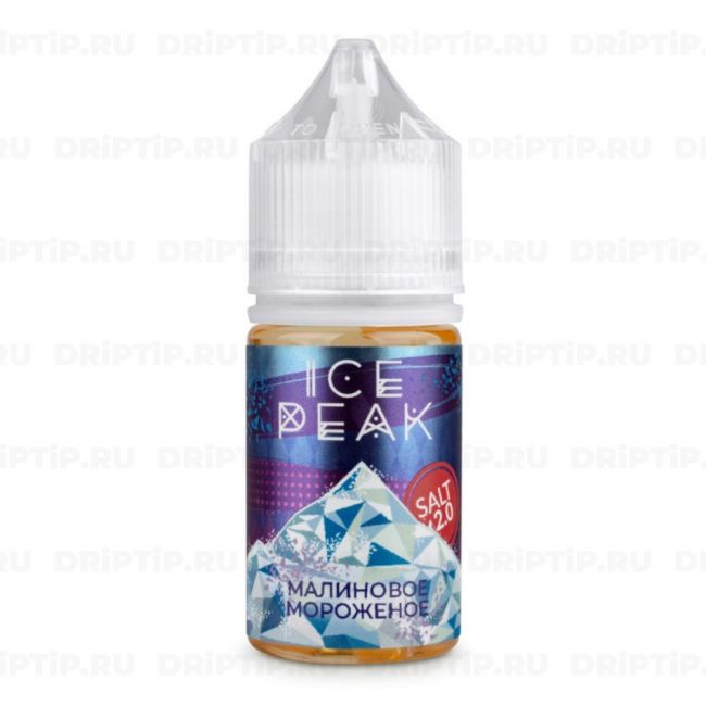 Жидкость Малиновое мороженое - Ice Peak Salt 