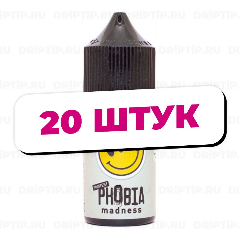 Жидкость Phobia Salt - Madness (20 штук / упаковка)