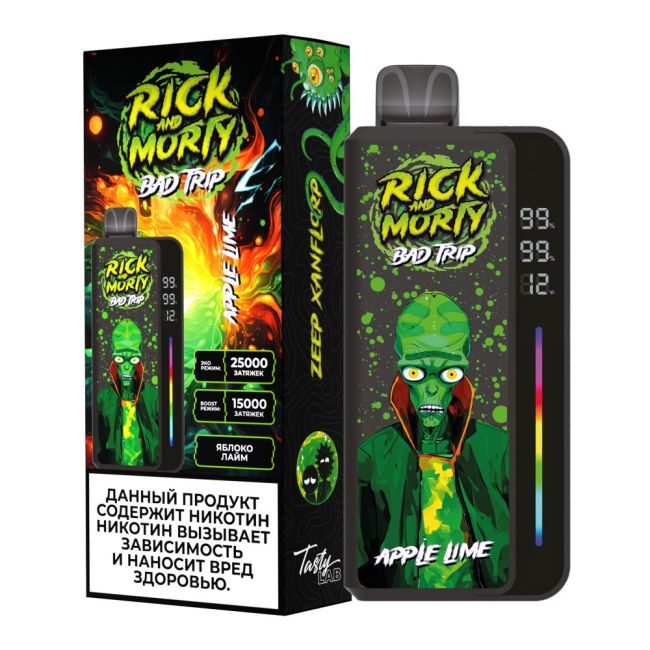 Rick and Morty Bad Trip 25000 - Яблоко Лайм