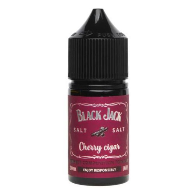 Жидкость Black Jack Salt - Cherry Cigar 