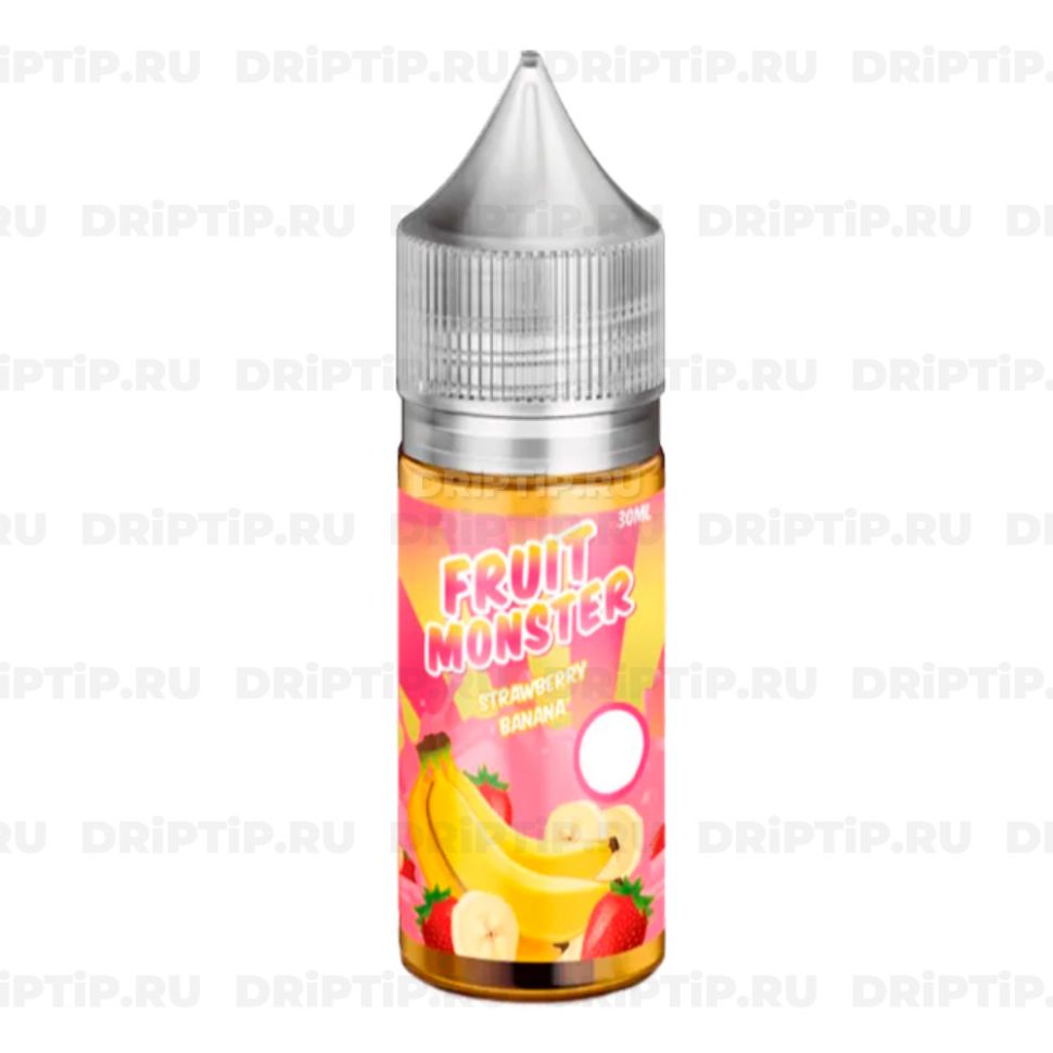 Жидкость Fruit Monster Salt - Strawberry Banana 10ml