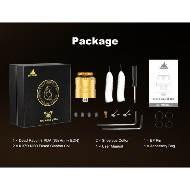 Hellvape Dead Rabbit 3 RDA (6th Anniv Edn)